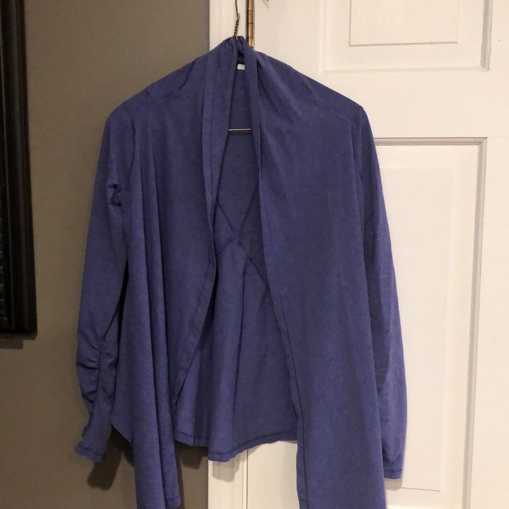 Ivivva Really soft purple cardigan